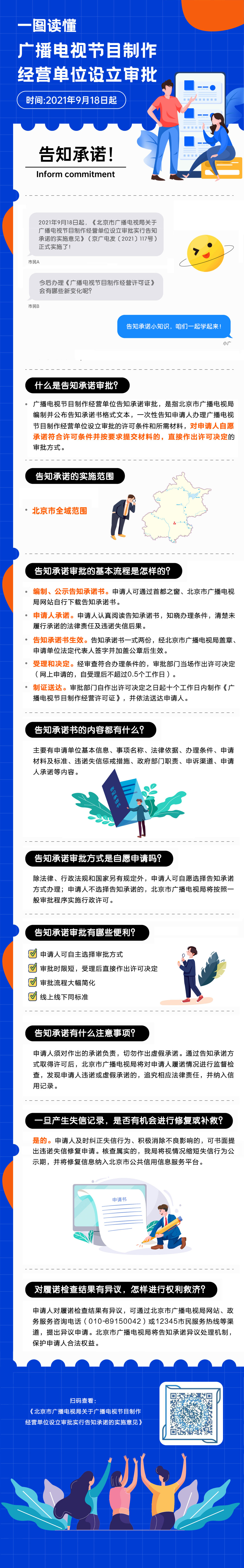 一图读懂广播电视制作经营设立审批实行告知承诺
