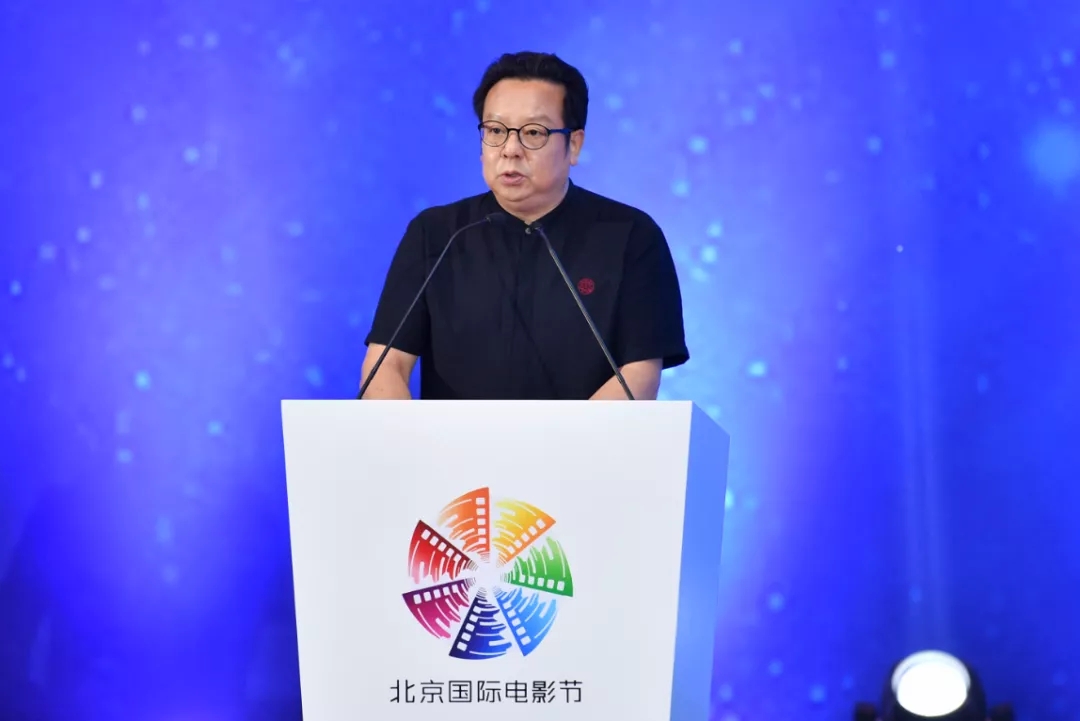 胡智锋教授在论坛上致辞